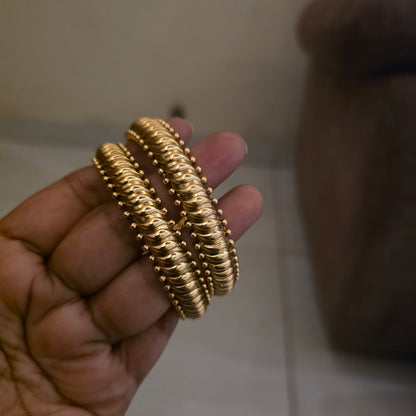 Thussi kada antique bangle pair
