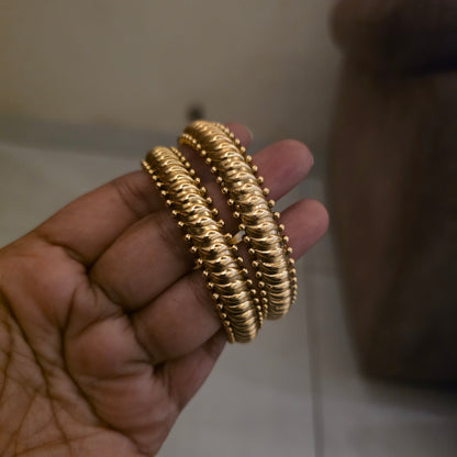 Thussi kada antique bangle pair