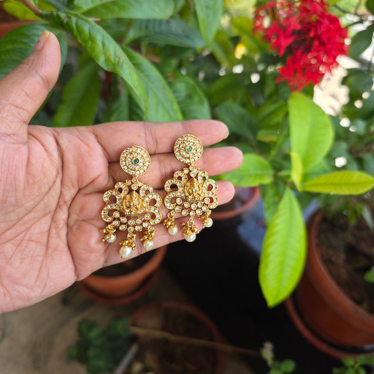 Bhanu- antique lakshmi kasu neckset