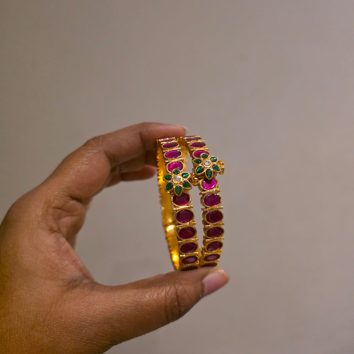 Bhanu- jadau kundan bangles(pair)