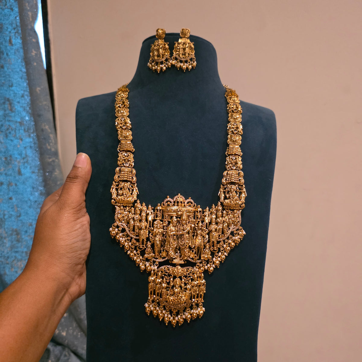 kalyanam-  antique long haram