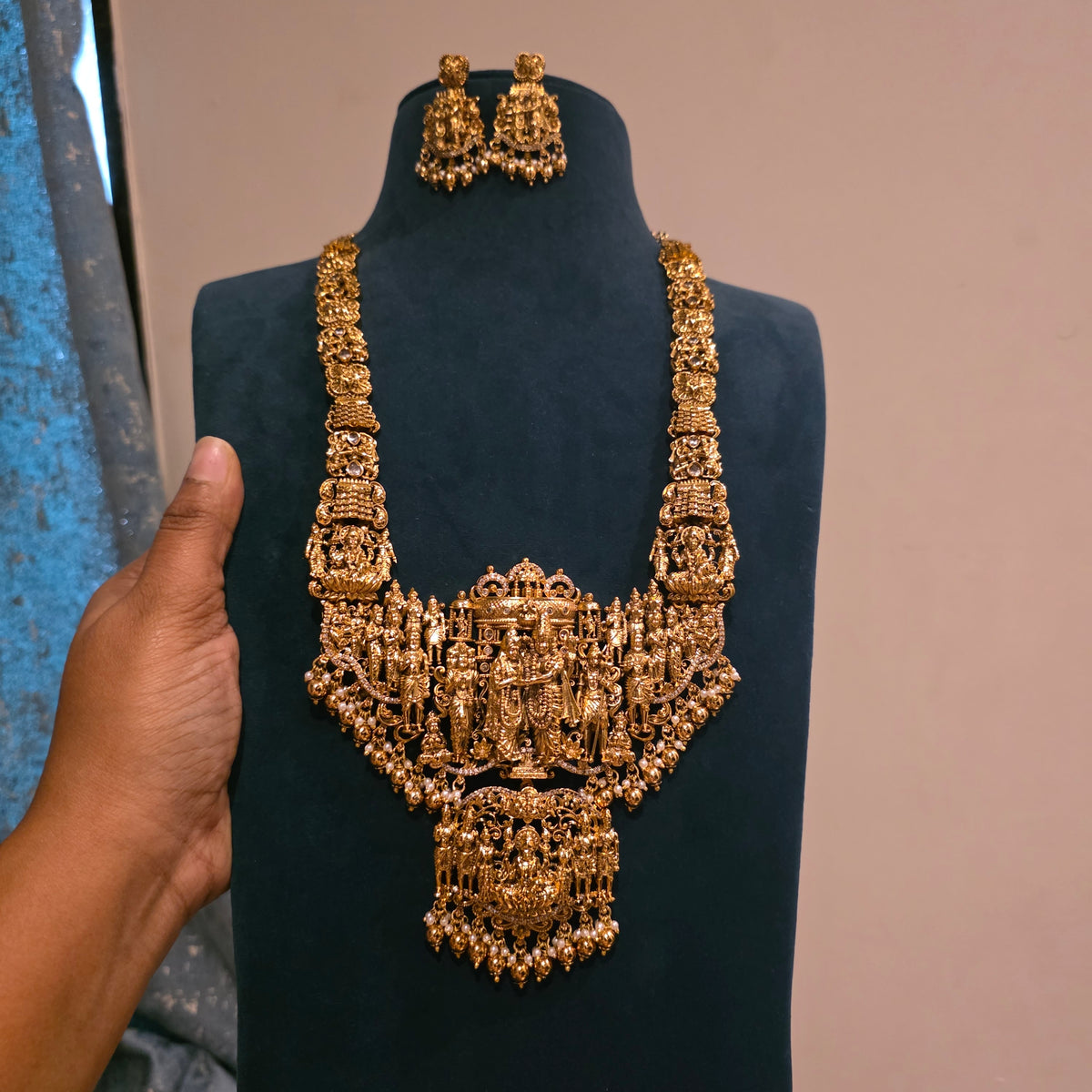 kalyanam-  antique long haram
