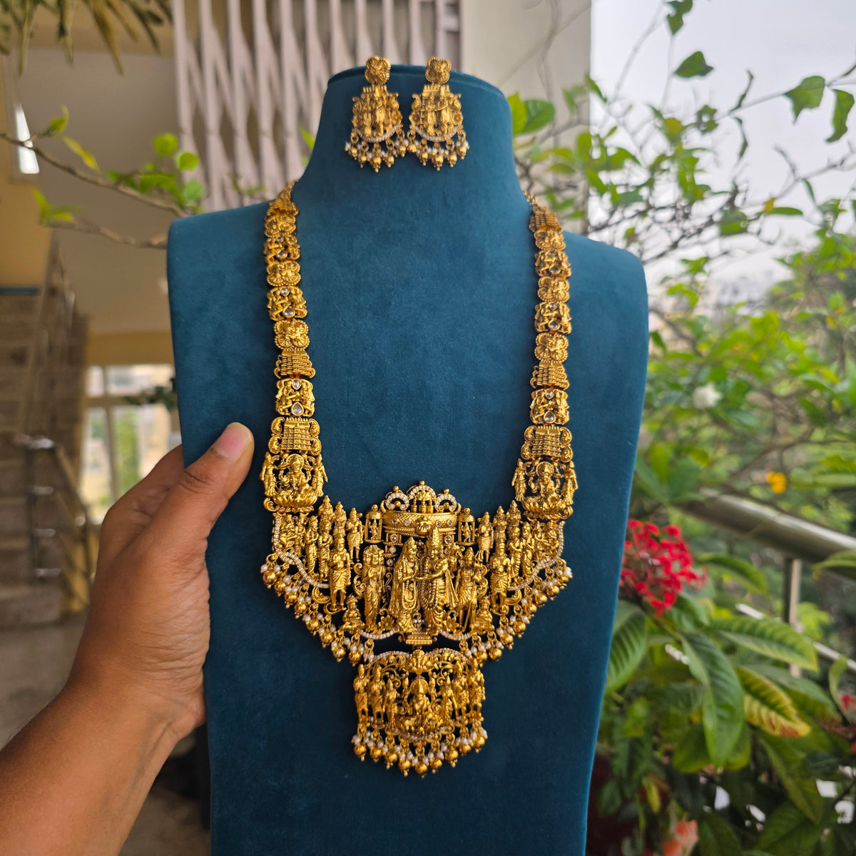 kalyanam-  antique long haram
