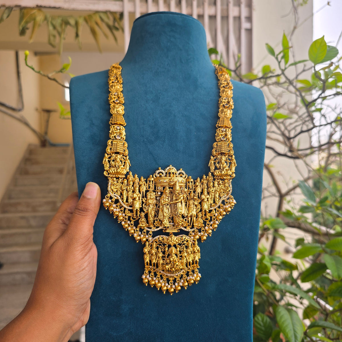 kalyanam-  antique long haram