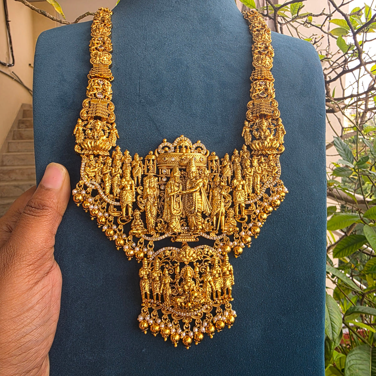 kalyanam-  antique long haram