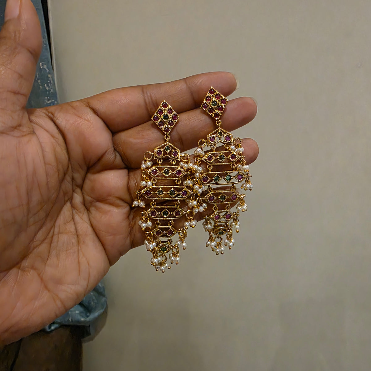 Medha- kempstone earrings