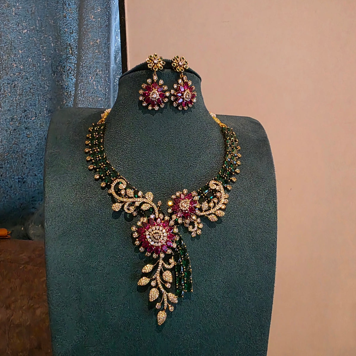 Madhumita- victorian neckset