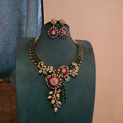 Madhumita- victorian neckset