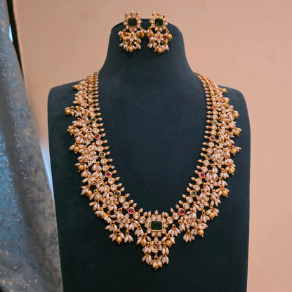 Meghana- guttapusalu set with multi color stones