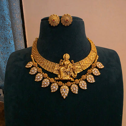 Gajalakshmi- hasli with reversable mango mala