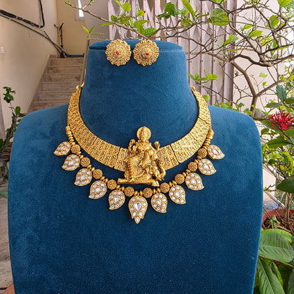 Gajalakshmi- hasli with reversable mango mala
