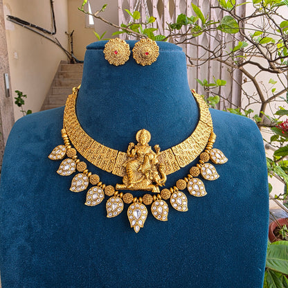 Gajalakshmi- hasli with reversable mango mala