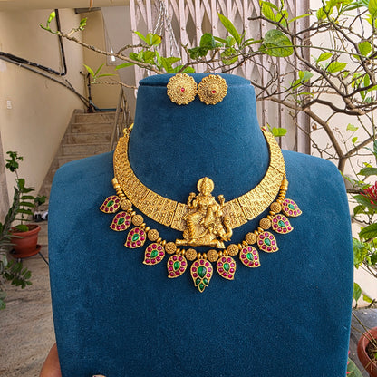 Gajalakshmi- hasli with reversable mango mala