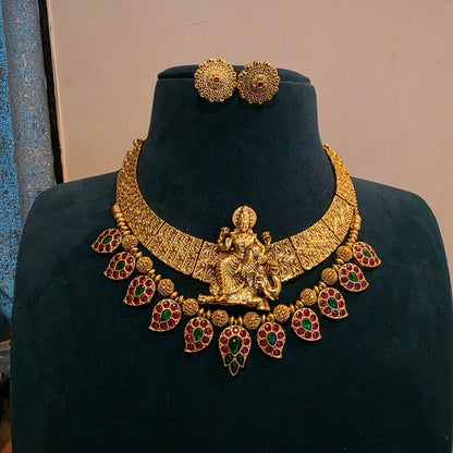 Gajalakshmi- hasli with reversable mango mala