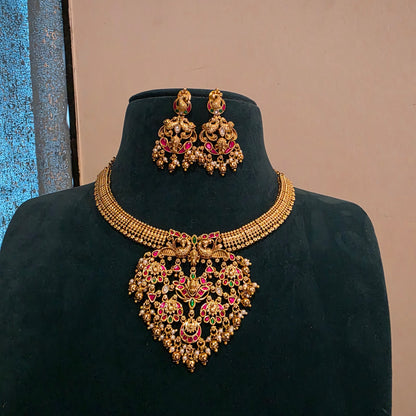 Bhuvana- jadau neckset[PRE ORDER]