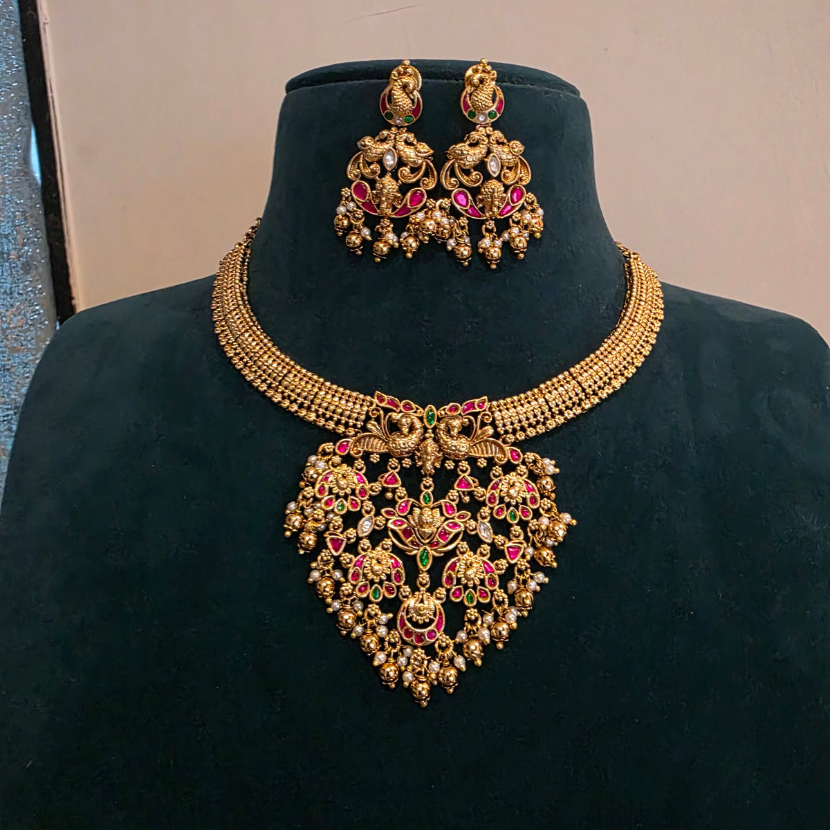 Bhuvana- jadau neckset[PRE ORDER]