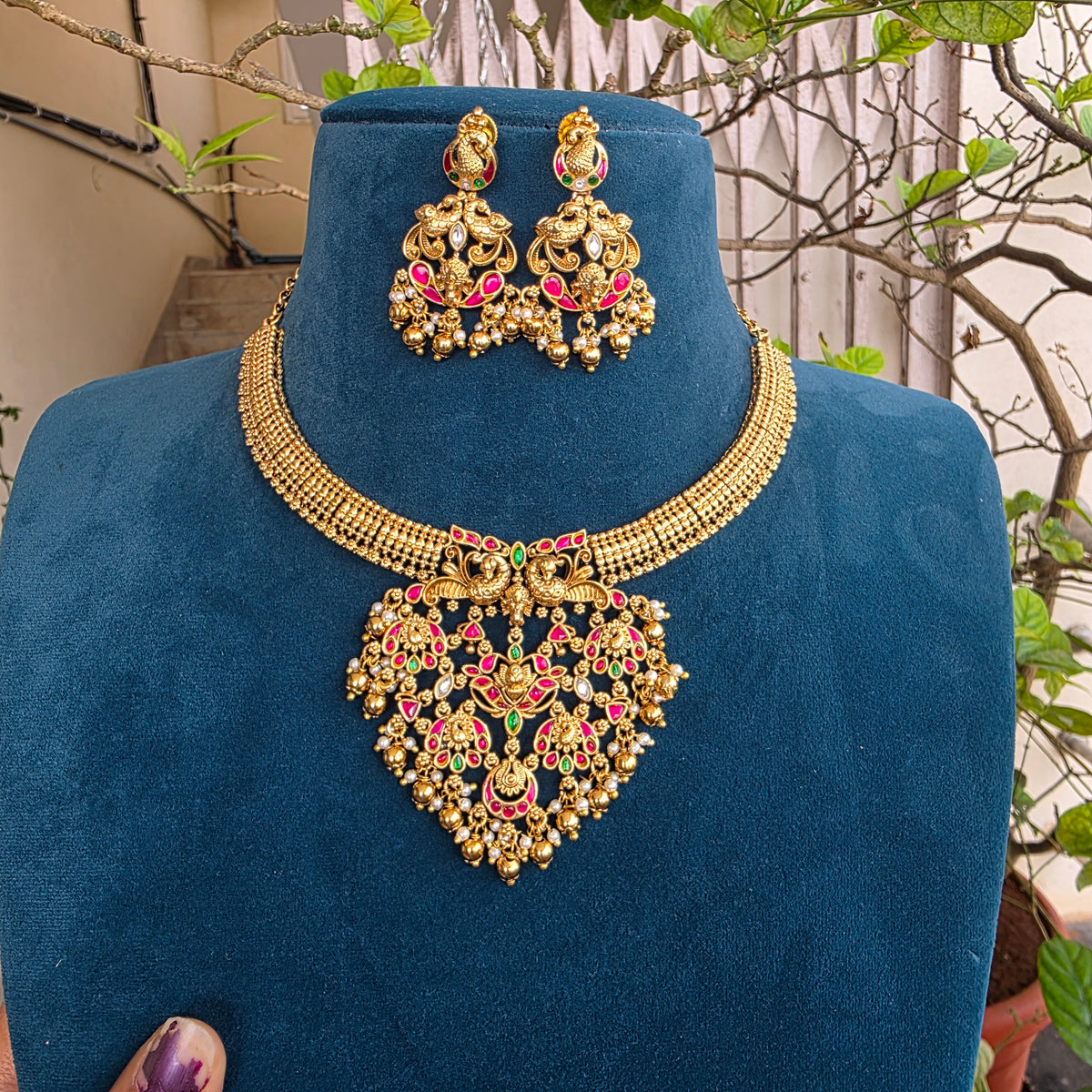 Bhuvana- jadau neckset[PRE ORDER]