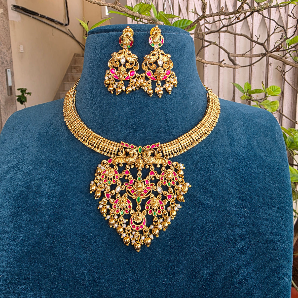 Bhuvana- jadau neckset[PRE ORDER]