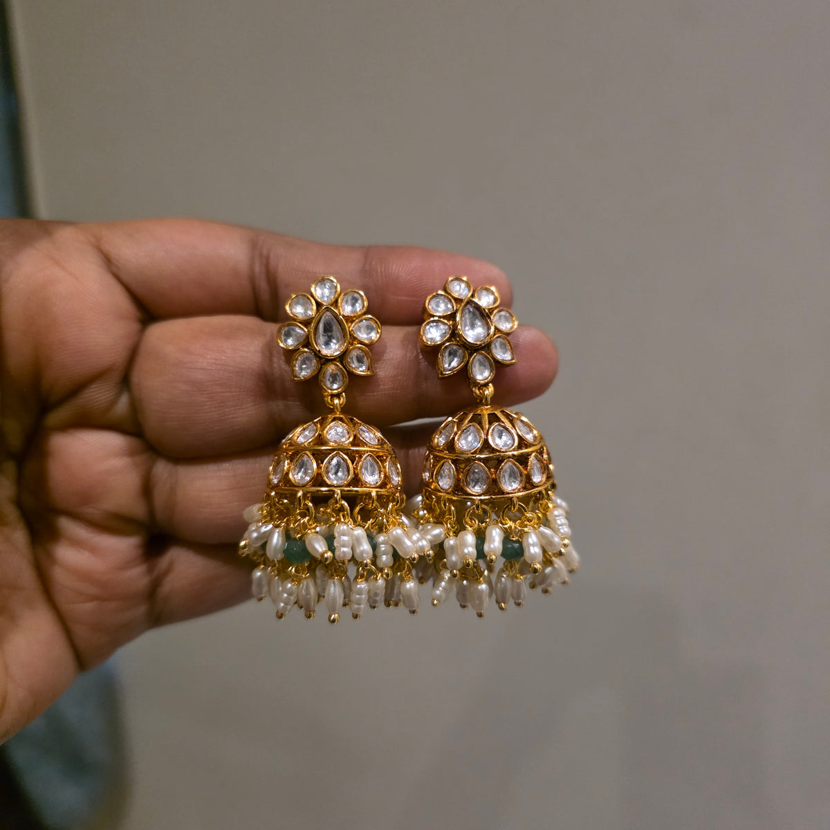 Manasvi- moissanite kundan guttapusalu haram