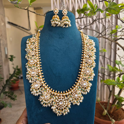 Manasvi- moissanite kundan guttapusalu haram