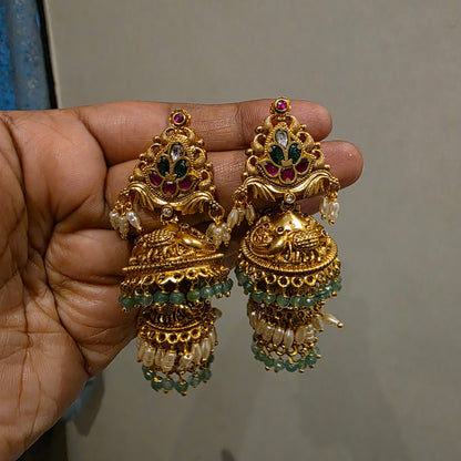 Shesha- jadau and antique jumkha