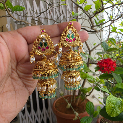 Shesha- jadau and antique jumkha