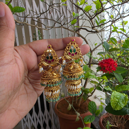 Shesha- jadau and antique jumkha