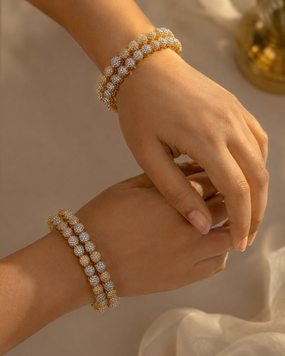 Arohi - ad bangles with gj polish
